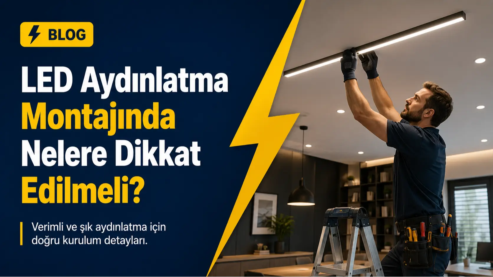 LED Aydınlatma Montajında Nelere Dikkat Edilmeli?