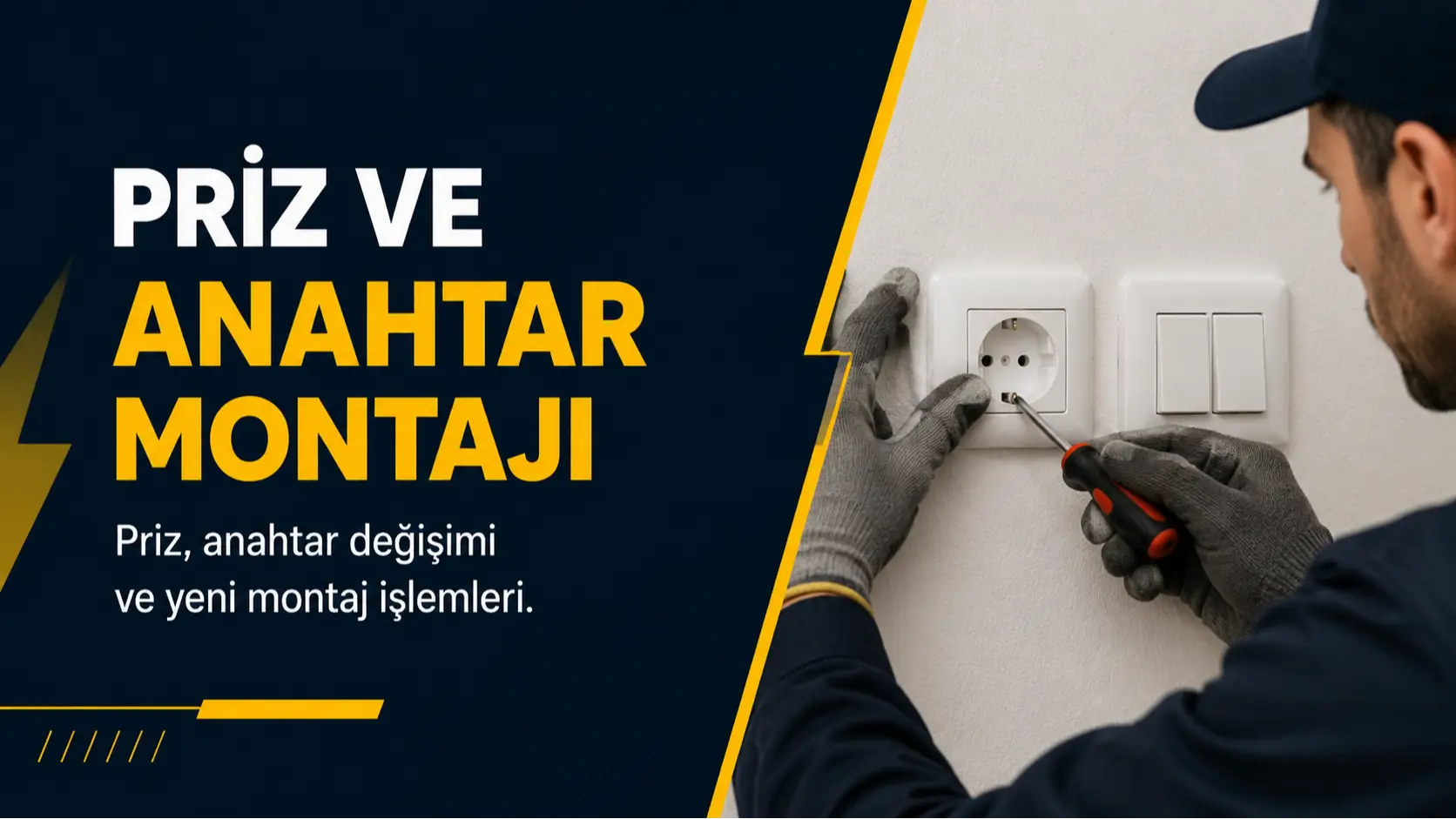 Priz ve Anahtar Montajı
